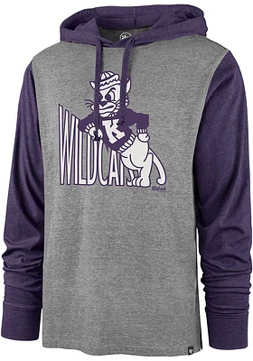 47 K-State Wildcats Mens Grey Imprint Callback Fashion Hood