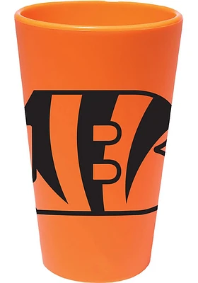 Cincinnati Bengals Orange Silicone Pint Glass - Orange