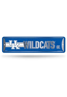 Kentucky Wildcats Metal Sign - Blue