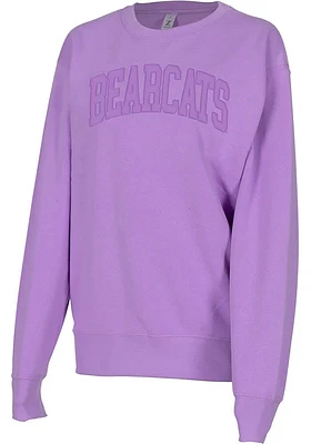 Cincinnati Bearcats Womens Lavender Sport Crew Sweatshirt