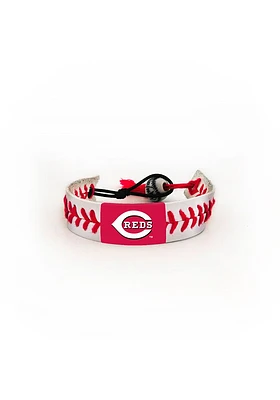 Cincinnati Reds Baseball Seam Mens Bracelet