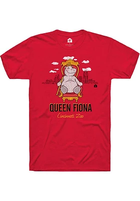 Rally Cincinnati Red Queen Fiona Short Sleeve Fashion T Shirt