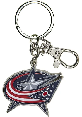 Columbus Blue Jackets Heavyweight Keychain - Blue