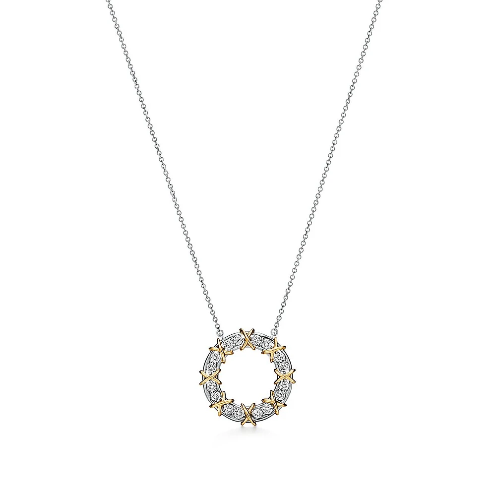 Sixteen Stone by Tiffany Circle Pendant