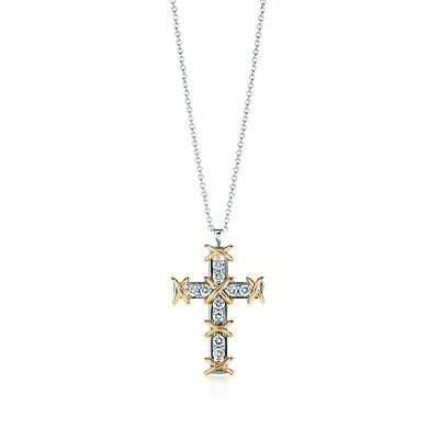Sixteen Stone by Tiffany Cross Pendant