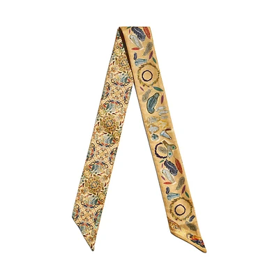 Tiffany Jardin Feather Ribbon Scarf