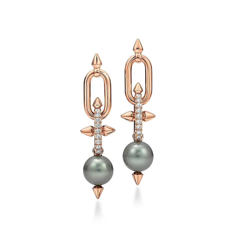 Tiffany Titan by Pharrell Williams Tahitian Pearl Earrings
