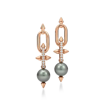 Tiffany Titan by Pharrell Williams Tahitian Pearl Earrings
