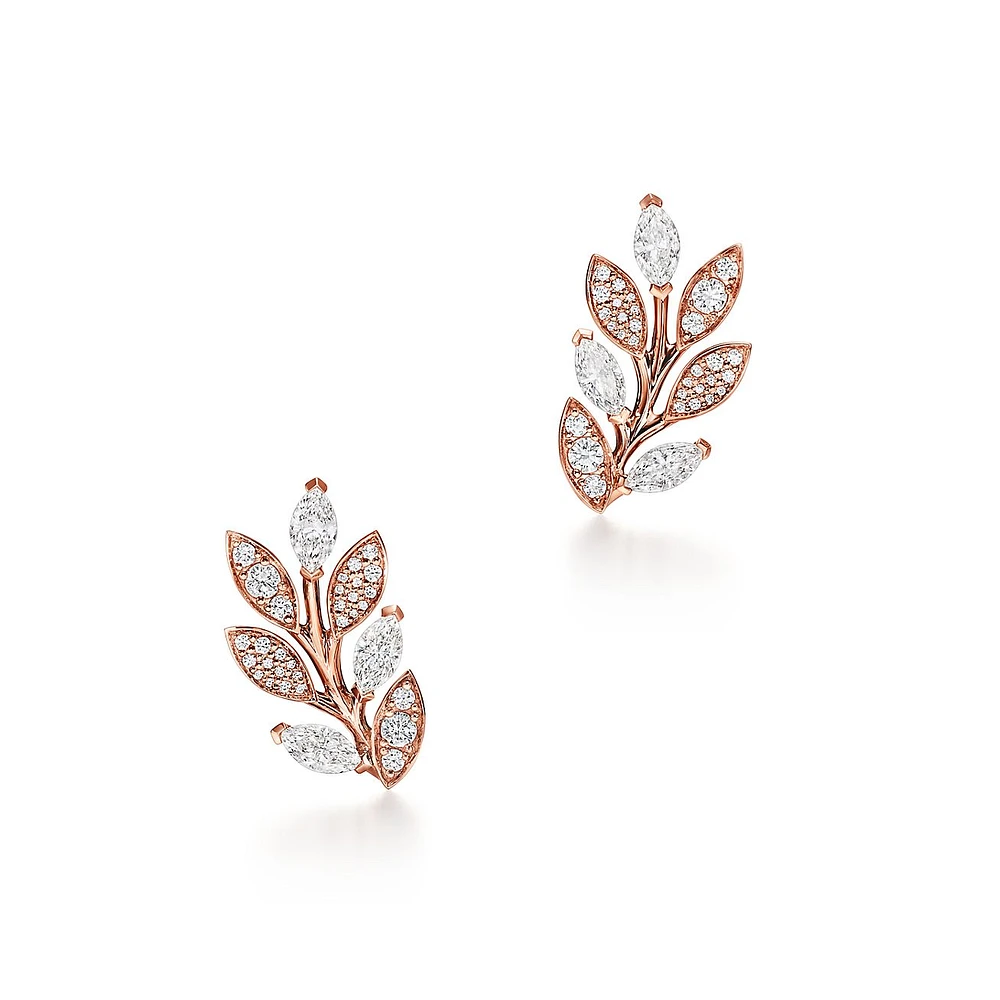 Tiffany Victoria® Diamond Vine Climber Earrings