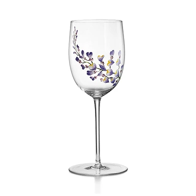 Tiffany Wisteria White Wine Glass