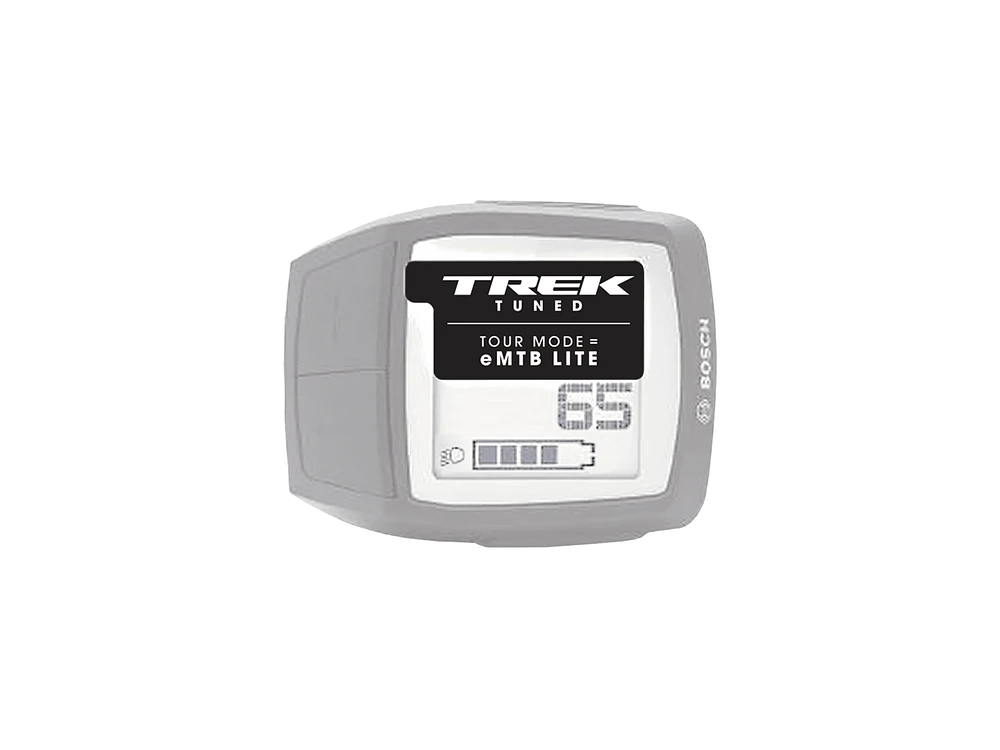 Trek eMTB Lite Tune Cling Sticker for Bosch Display