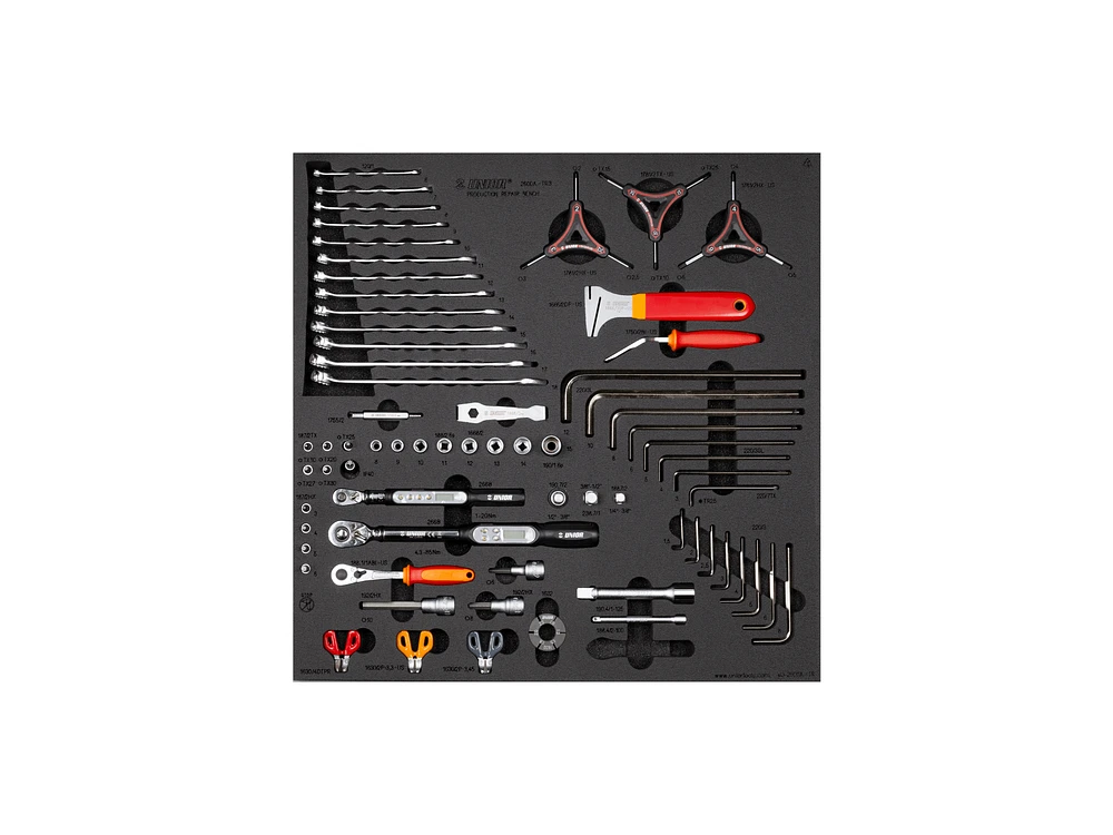 Unior Production Bench Drawer 3 Tool Tray Set