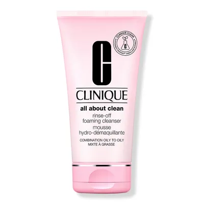 Clinique All About Clean Rinse-Off Foaming Face Cleanser - oz