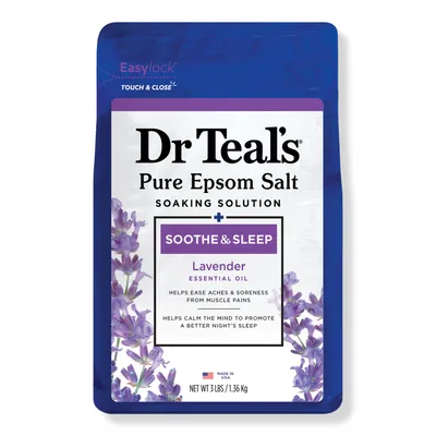 Dr Teal's Soothe & Sleep with Lavender Pure Epsom Salt Soaking Solution