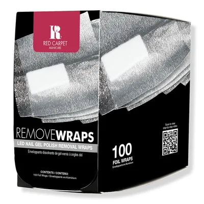 Red Carpet Manicure Nail Remover Wraps For Gel, Dip, & Tips - 100 ct