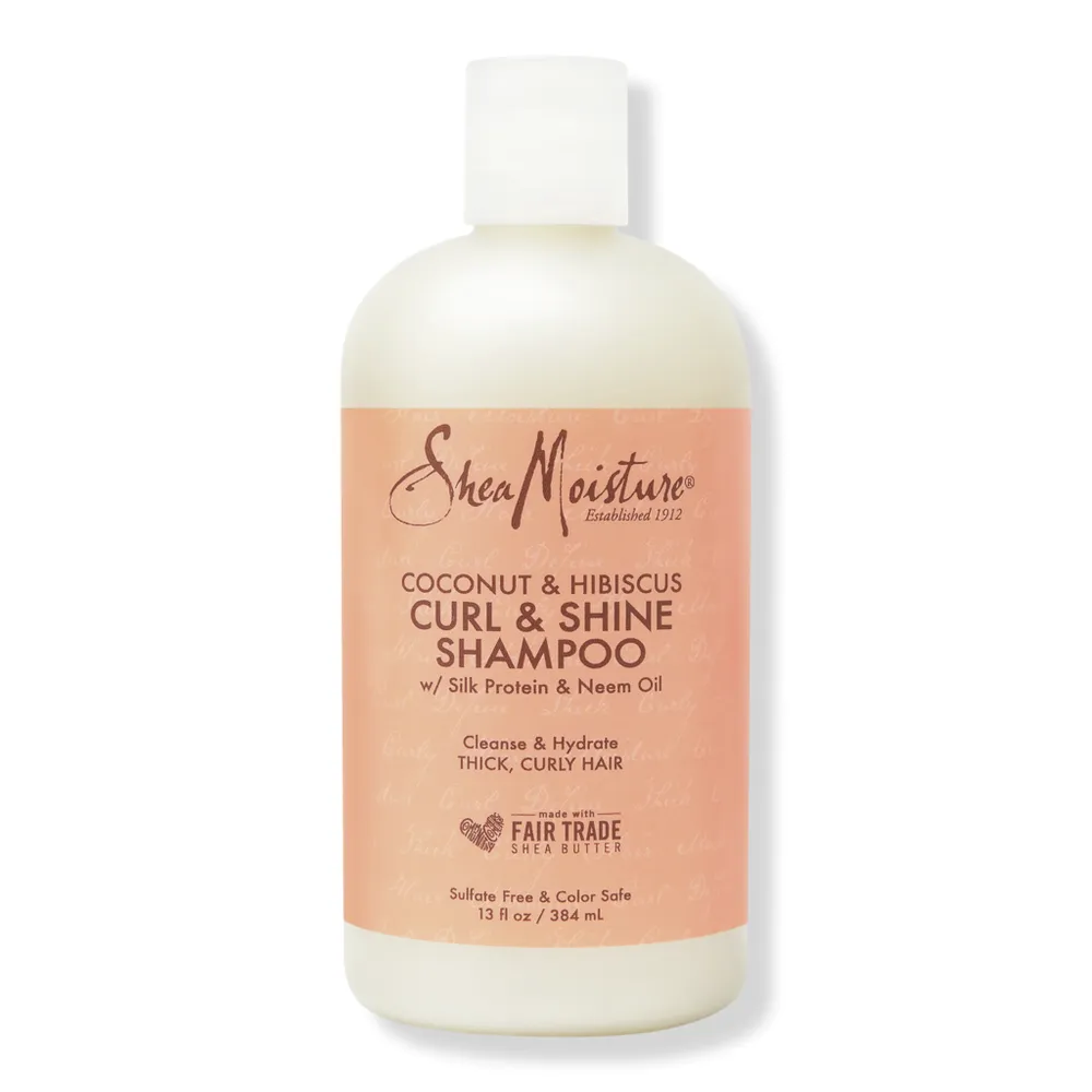 SheaMoisture Coconut & Hibiscus Curl Shine Shampoo - oz