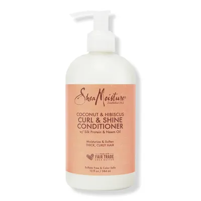 SheaMoisture Curl & Shine Coconut Hibiscus Conditioner - oz