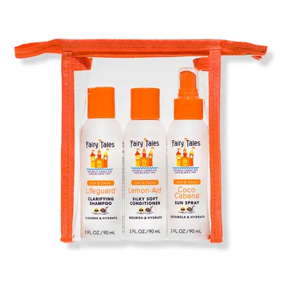 Fairy Tales Sun & Swim Shampoo, Conditioner, and Spray Travel Kit