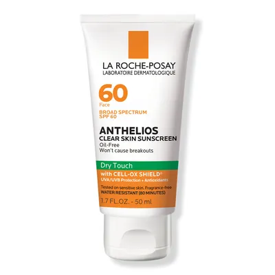 La Roche-Posay Anthelios Clear Skin Dry Touch Face Sunscreen SPF 60 - oz