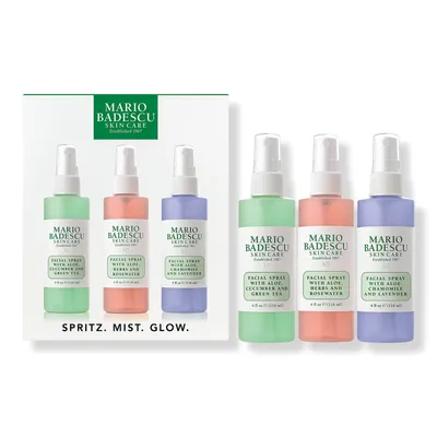 Mario Badescu Spritz. Mist. Glow. Set