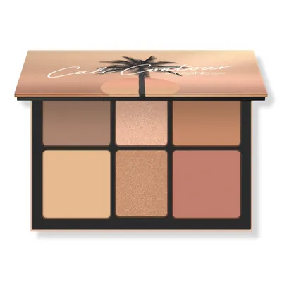Smashbox Cali Contour Blush, Highlighter, & Bronzer Face Palette 