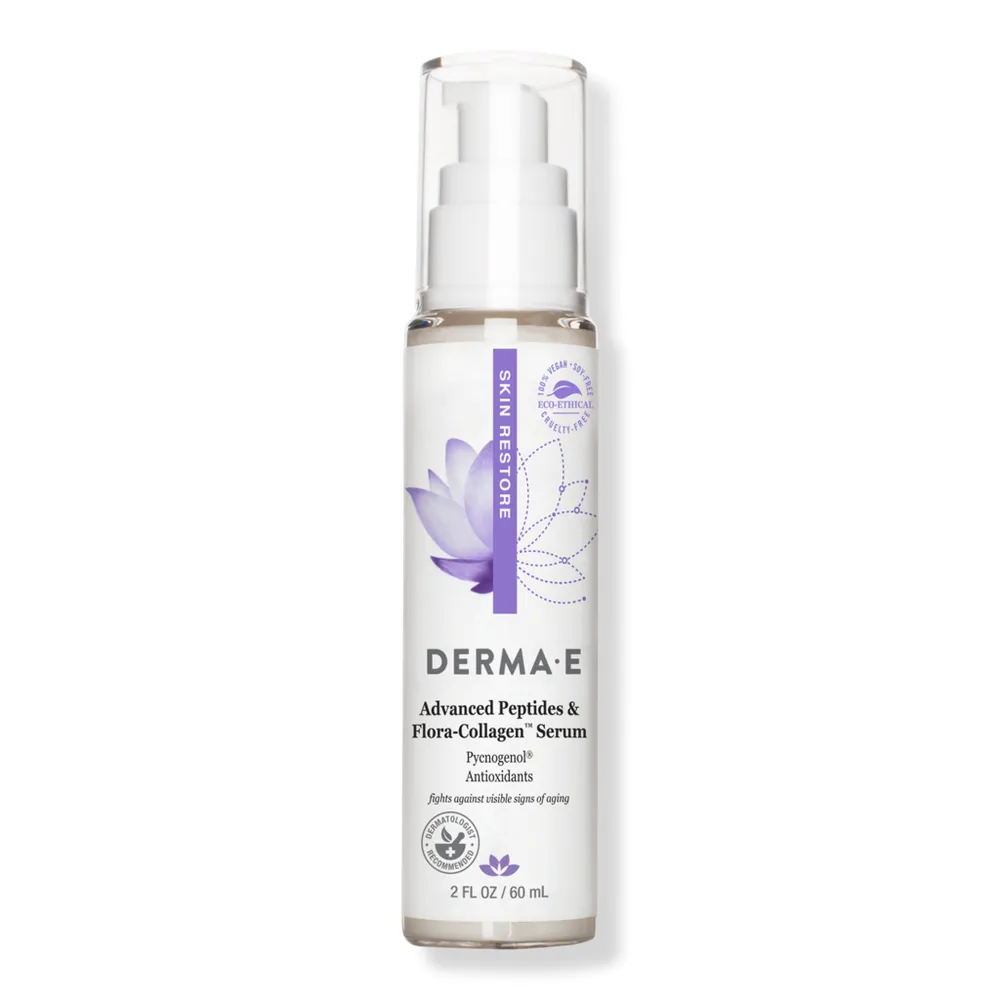 DERMA E Advanced Peptides and Flora-Collagen Serum
