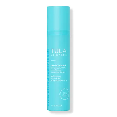 TULA Secret Solution Pro-Glycolic 10% Resurfacing Toner - 3.0 oz