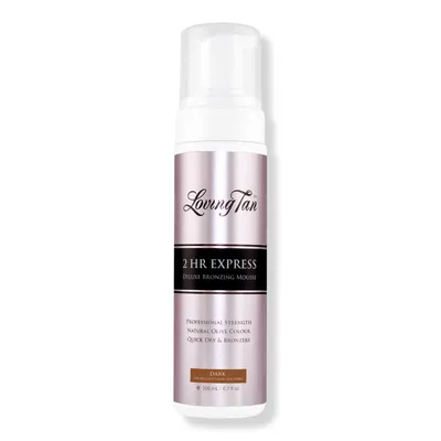 Loving Tan 2 HR Express Self Tanning Mousse Dark - oz