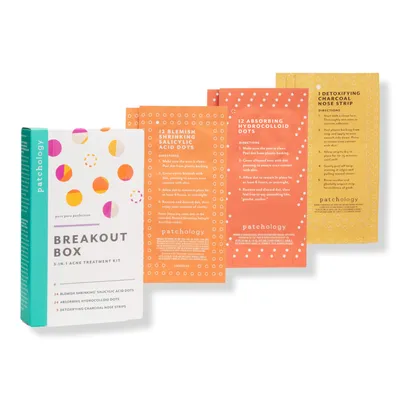 Patchology Breakout Box 3-in-1 Acne Treatment Kit