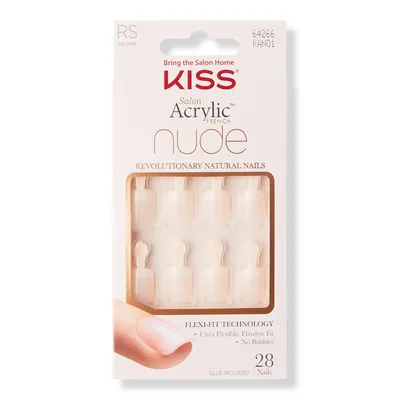 Kiss Salon Acrylic French Nude Nails