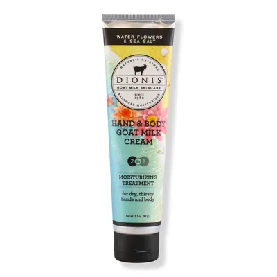 Dionis Hand & Body Goat Milk Cream - Water Flowers & Sea Salt
