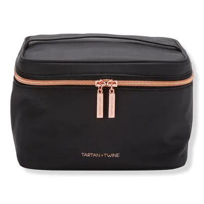 Tartan + Twine Basics Black Train Case