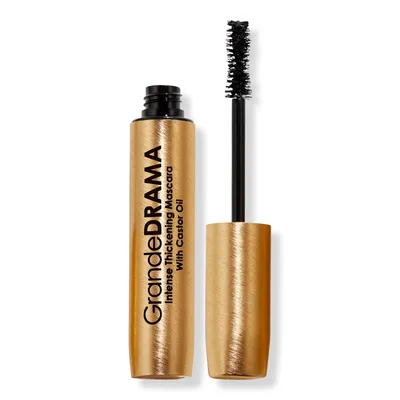 Grande Cosmetics GrandeDRAMA Black Intense Thickening Mascara with Castor Oil - Black