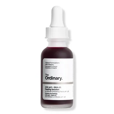 The Ordinary AHA 30% + BHA 2% High-Strength Peeling Solution for Brightening