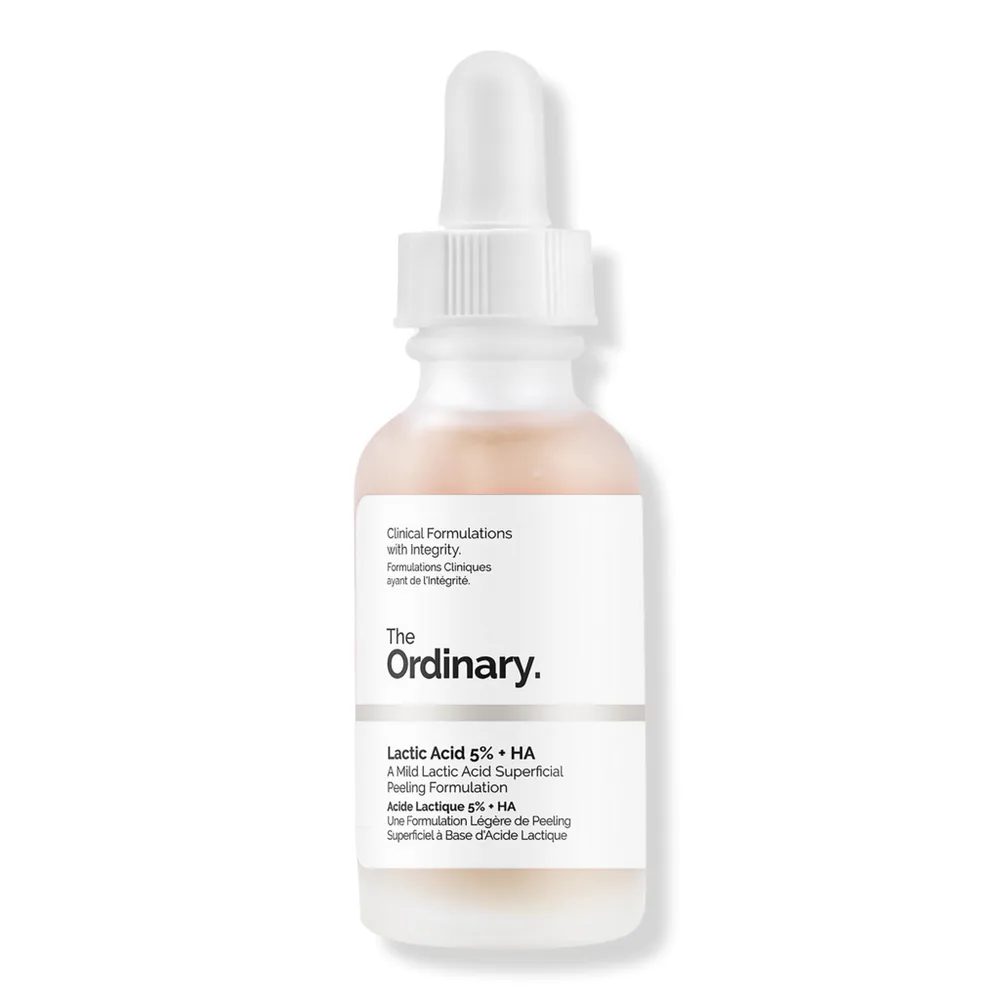 The Ordinary Lactic Acid 5% + HA 2% Gentle Facial Exfoliating Serum for Uneven Texture