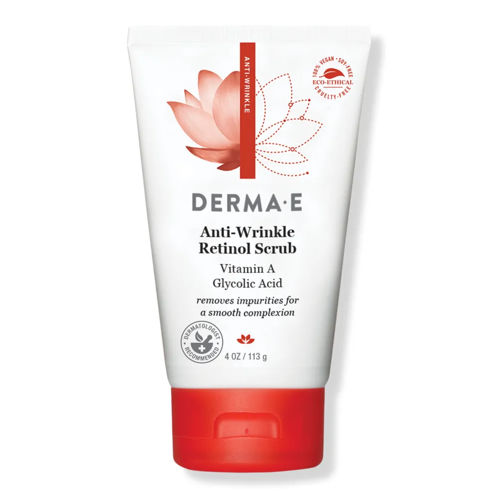 DERMA E Anti-Wrinkle Retinol Scrub with Glycolic Acid