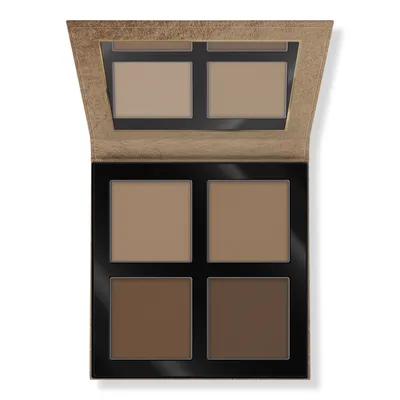 Essence Sun Club Matt Bronzing Powder Palette - Better Than Vacation Tan (Light neutral brown matte, Light warm golden matte , Medium warm brown matte, Dark warm brown matte)