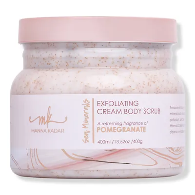 MANNA KADAR BEAUTY Sea Minerals Renewing Exfoliating Cream Body Scrub