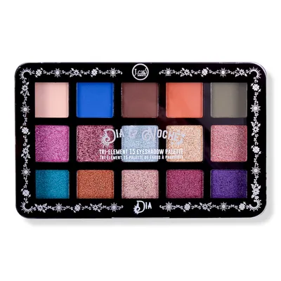 J.Cat Beauty Dia & Noche Tri-Element 15 Eyeshadow Palette - Dia