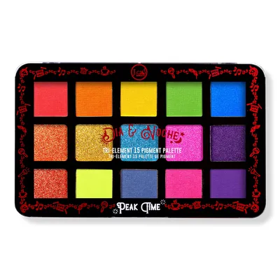 J.Cat Beauty Dia & Noche Tri-Element 15 Eyeshadow Palette - Peak Time