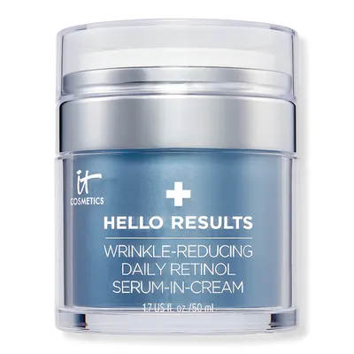 IT Cosmetics Hello Results Wrinkle-Reducing Daily Retinol Serum-in-Cream - 1.7 oz