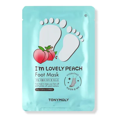TONYMOLY I'm Lovely Peach Hydrating Body Mask - Foot
