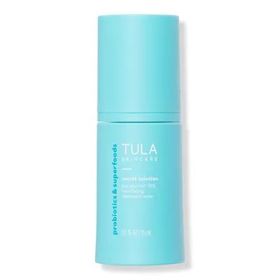 TULA Mini Secret Solution Pro-Glycolic 10% Resurfacing Treatment Toner - 0.5 oz