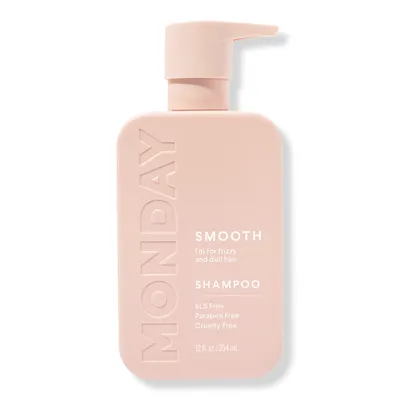MONDAY Haircare SMOOTH Shampoo for Curly & Frizzy Hair with Wheat Protein - oz
