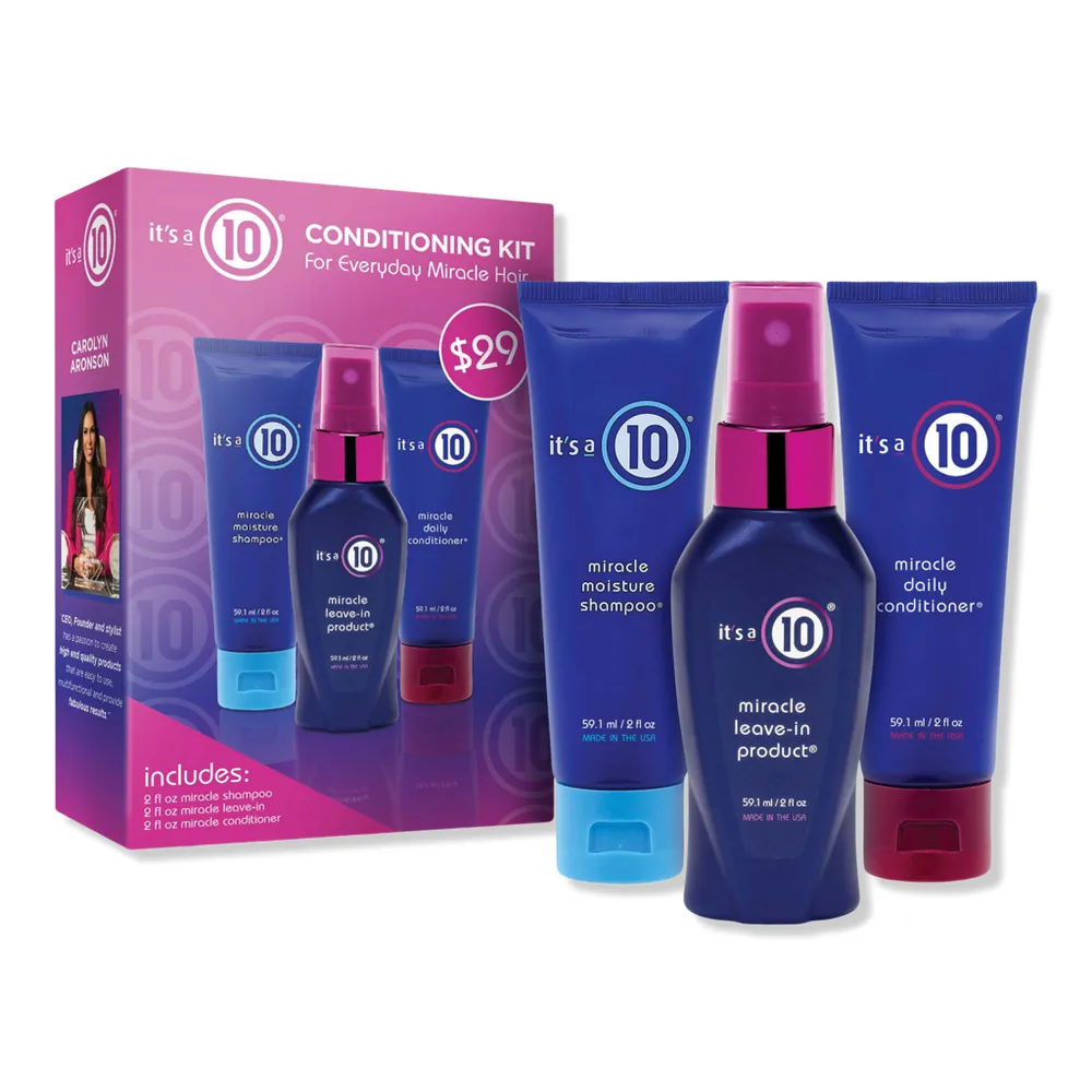 It's A 10 Travel Size Miracle Conditioning Kit