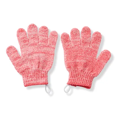 ULTA Beauty Collection Pink Exfoliating Shower Gloves