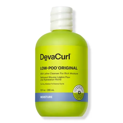 DevaCurl LOW-POO ORIGINAL Mild Lather Cleanser for Rich Moisture - oz