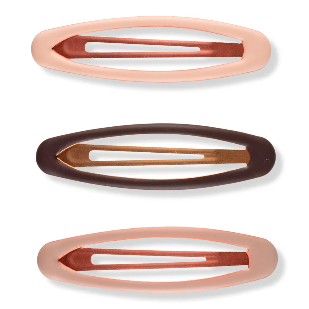 Scunci The Basik Edition Matte Enamel Snap Clips
