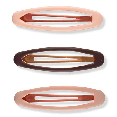 Scunci The Basik Edition Matte Enamel Snap Clips