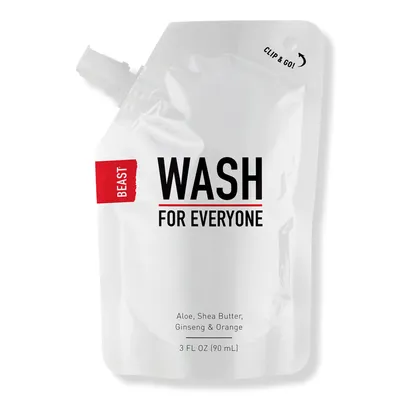 Beast Travel Size Body Wash for Everyone Pouch
